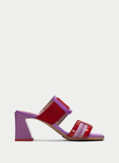 Hispanitas Sandalia Destalonada Mallorca Violet Rojo Hispanitas Sandalia Destalonada Mallorca Violet Rojo