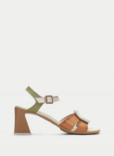 Hispanitas Sandalia Tacón Mallorca Aloe Crema Melocoton Hispanitas Sandalia Tacón Mallorca Aloe Crema Melocoton