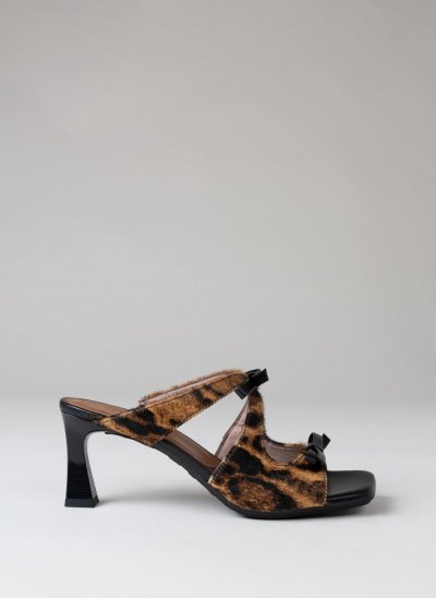 Hispanitas Sandalia Tacón Rosa Leopardo Camel Negro Hispanitas Sandalia Tacón Rosa Leopardo Camel Negro